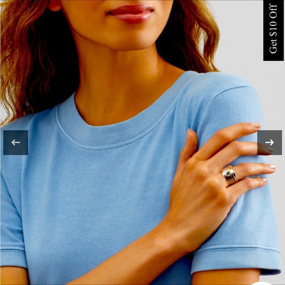 Sensational Ring, Two-Tone new, please message size after purchase. - Picture 4 of 7